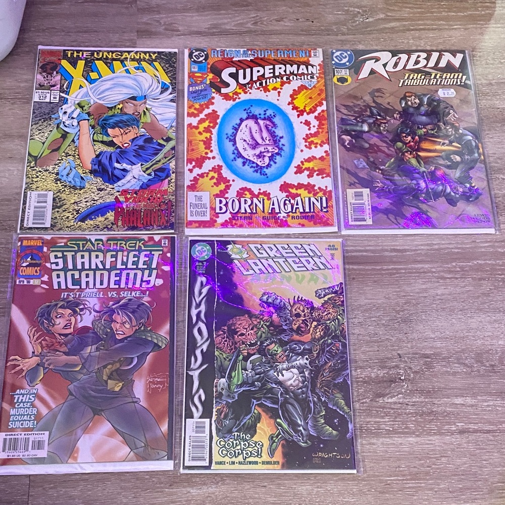 Comic Book Set - X-Men, Superman, Robin, Starfleet Academy, Green Lantern